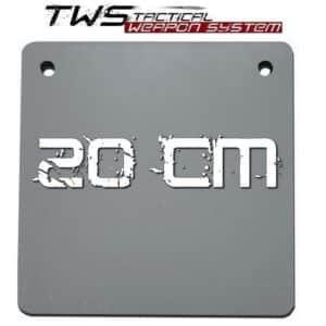 cel strzelecki ze stali Hardox 550: 20cm do AK47