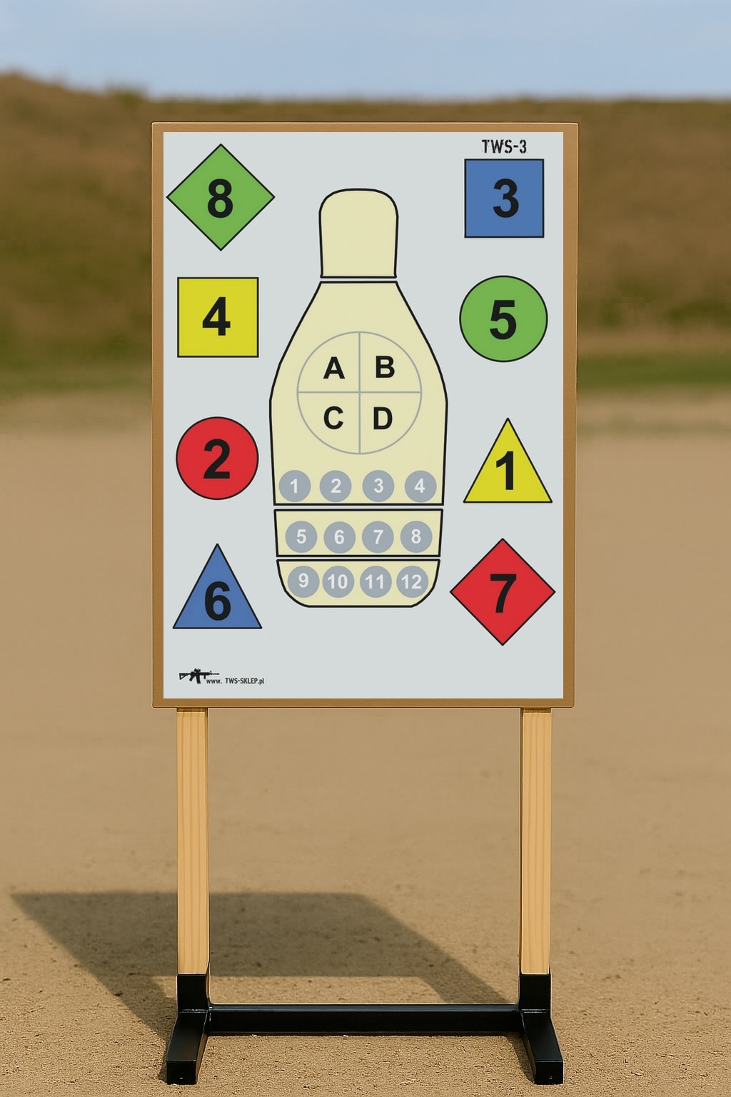 papierowe tarcze strzeleckie kształty figury geometryczne drill papierowe tarcze strzeleckie kształty figury geometryczne drill