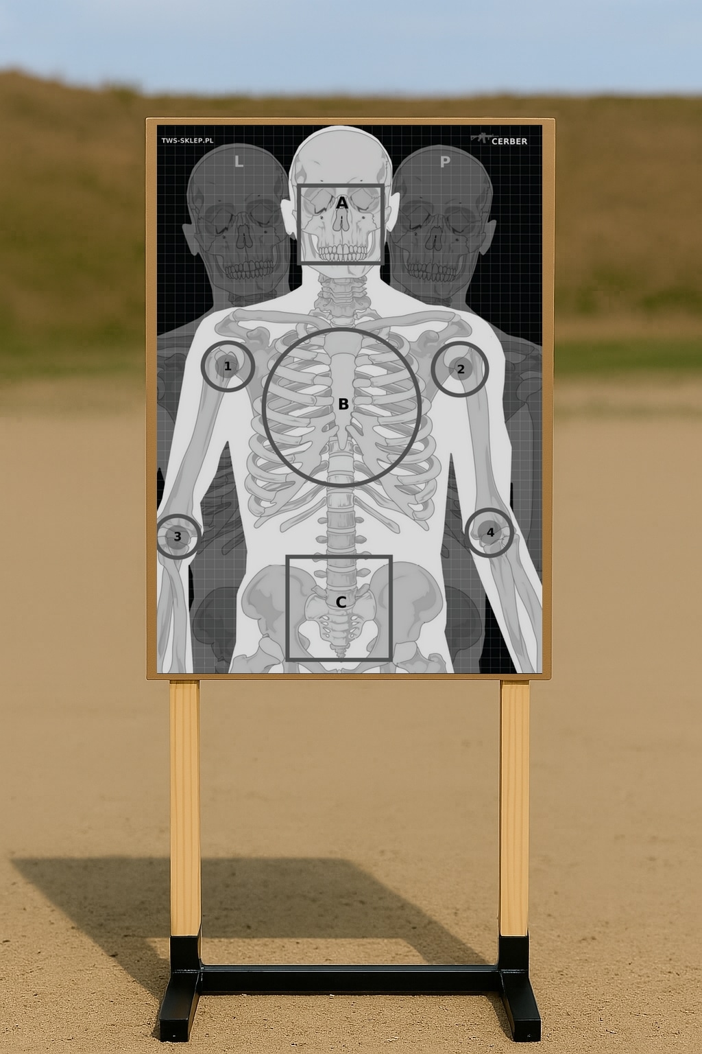 papierowe-tarcze-strzeleckie-zakładnik-szkielet papierowe-tarcze-strzeleckie-zakładnik-szkielet