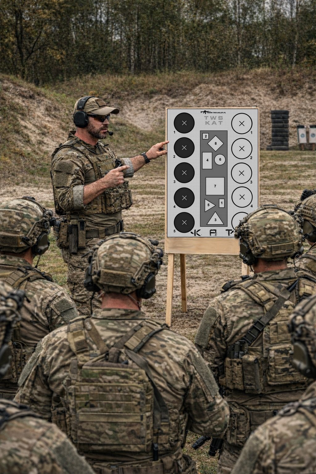 Tarcza strzelecka Drill - Bulinek: prezentacja w trakcie warsztatów