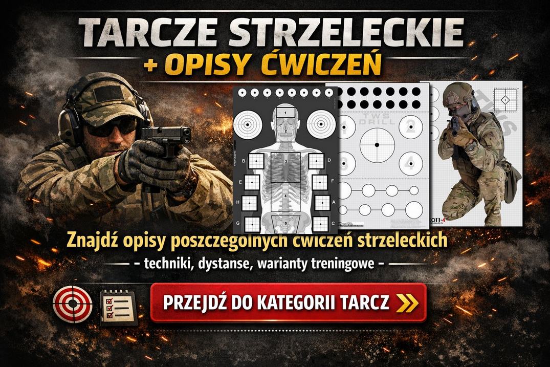 Taktyczne, papierowe tarcze strzeleckie dla wojska: link do kategorii