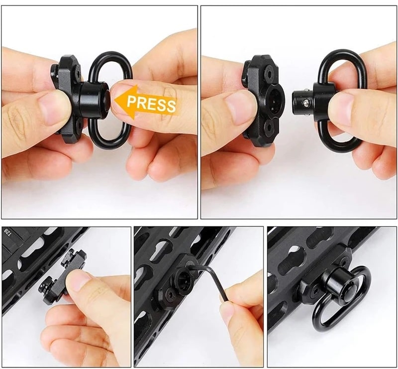 Montaż zawieszenia QD na M-LOK