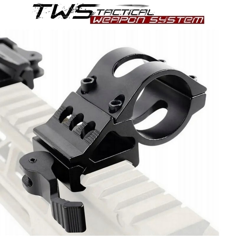 szybki montaż: uchwyt latarki do broni "qd" na szynę picatinny