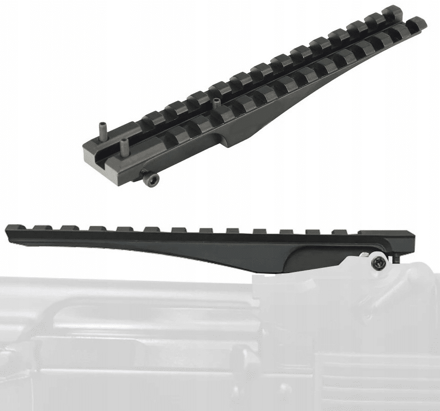 montaż na szczerbinkę:szyna picatinny/ris do kolimatora