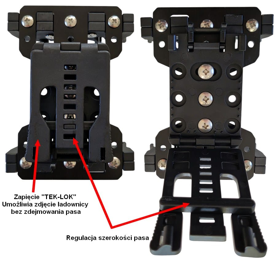 szybka ładownica do ipsc w kal.12-70: zapięcie TEK LOK