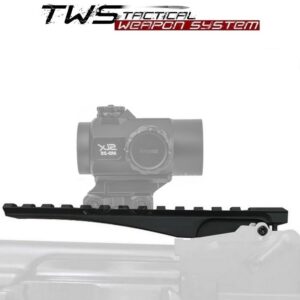 szyna, montaż lunety, kolimatora na szczerbinkę do ak-47, akms, AKM, JACK