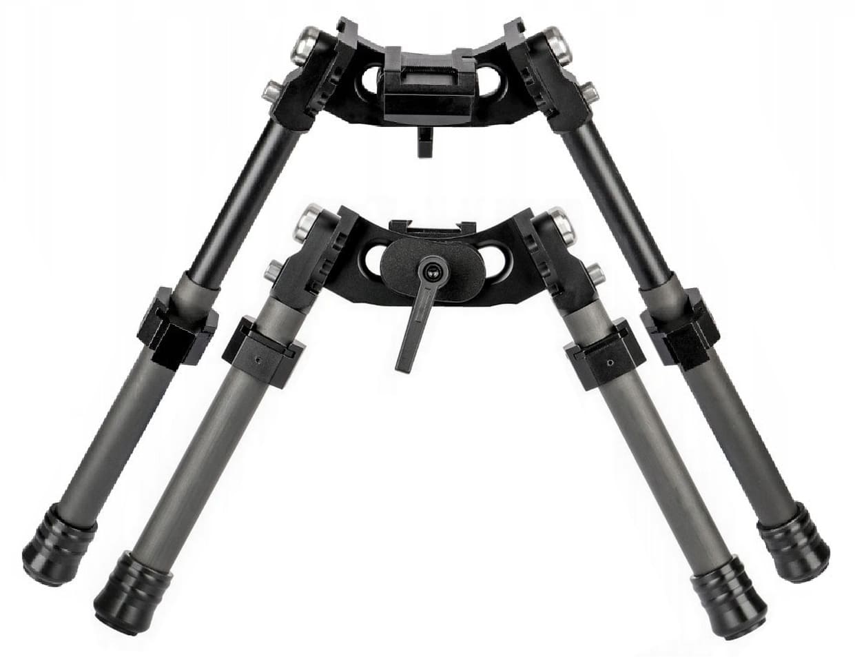 Bipod z ruchomym przegubem - porównanie wielkości