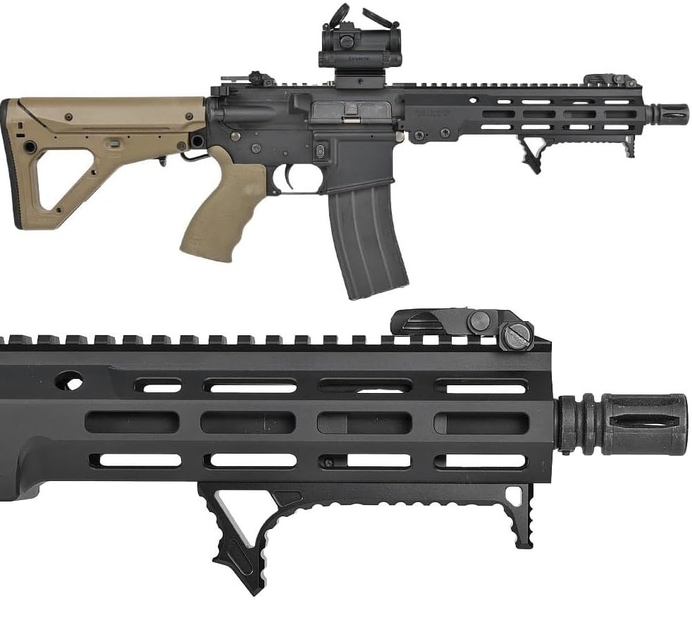 kątowy, chwyt skośny do AR15 na szynę MLOK