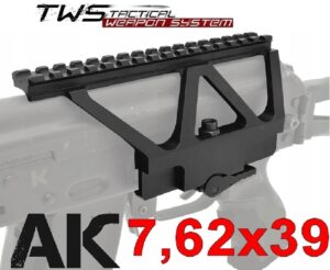 Montaż boczny AK, AKM, AKMS 47, AK74: jaskółczy Ogon z szyną picatinny
