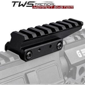 podwyższenie kolimatora szyny, picatinny WADSN zamontowane na karabinie