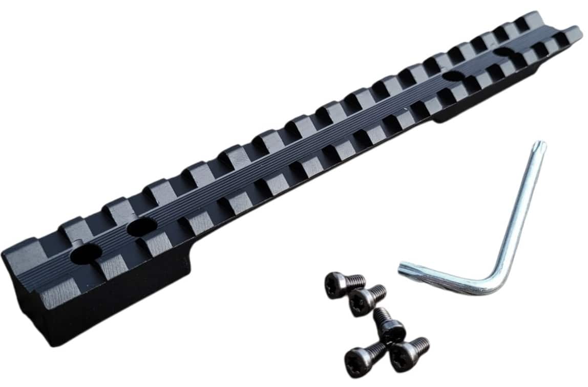 Szyna Picatinny do mauser 98/M18 20mm, montaż pod kolimator Szyna Picatinny do mauser 98/M18 20mm, montaż pod kolimator - zestaw