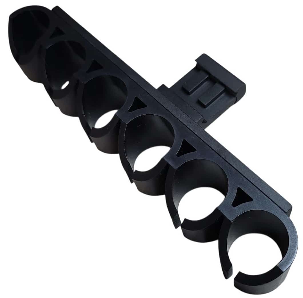 Ładownica 6×12GA — niskoprofilowy montaż przy optyce strzelby Ładownica 6×12GA — niskoprofilowy montaż przy optyce strzelby