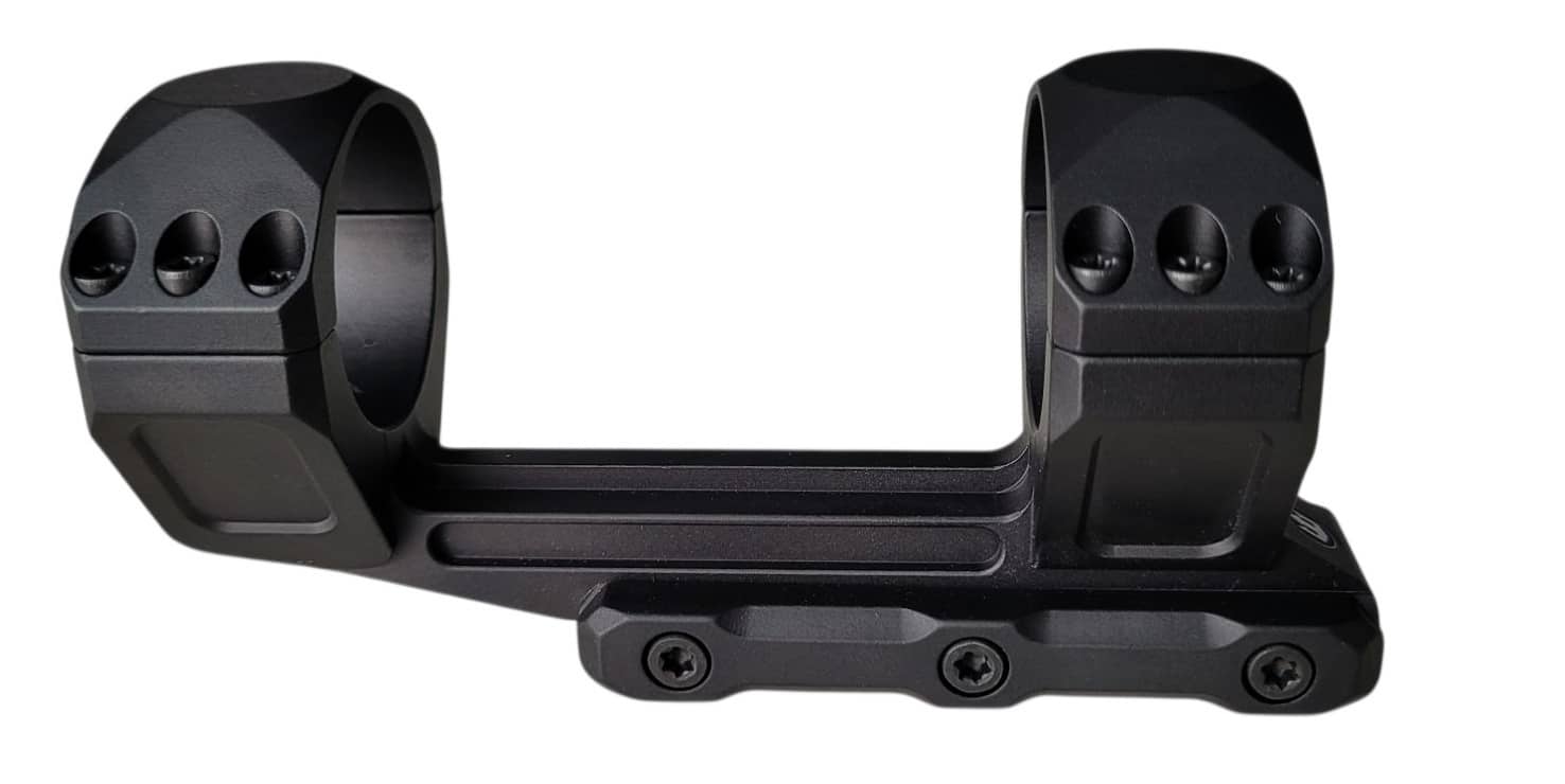 Montaż lunety Vortex 34mm, wysoki - widok z boki