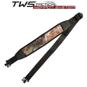 Pas na ramię, do broni długiej, myśliwskiej + bączki Neoprenowy 110cm