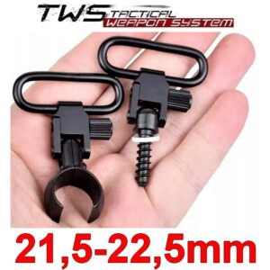 Zestaw bączków stalowych z obejmą na lufę do strzelb Hatsan, Iż, Baikal