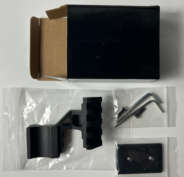 boczny montaż kolimatora do Ar15, Grot: zawartość zestawu