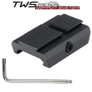 Adapt, montaż ACRO na szynę Picatinny z – stabilny montaż kolimatora