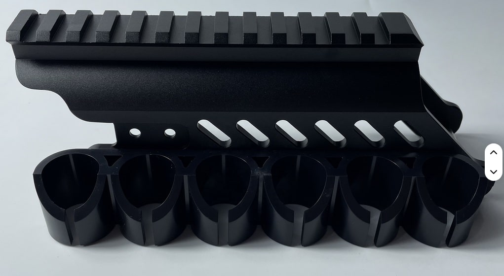 ładownica boczna Side Saddle do Mossberg Maverick - widokod strony kieszeni 12GA