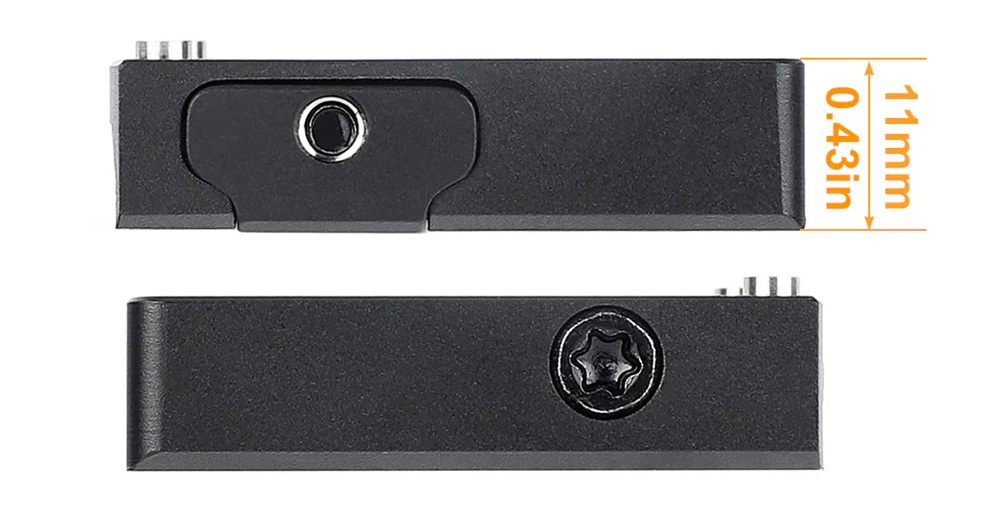 Niskoprofilowa płyta montażowa RMR na szynę Picatinny RIS – wysokość 11 mm, precyzyjne dopasowanie optyki