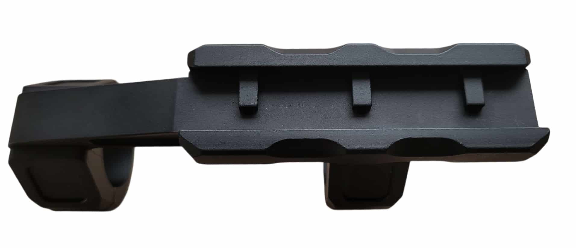 montaż do lunety Offset jednoczęśćiowy - widok na kołki stpujące