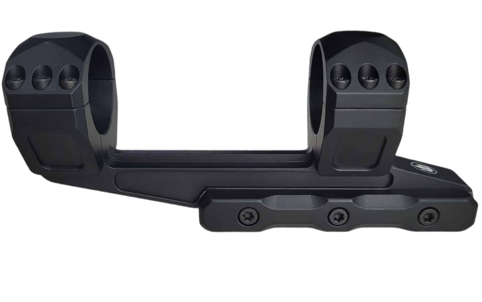 montaż lunety Vortex 30mm - widok z boku