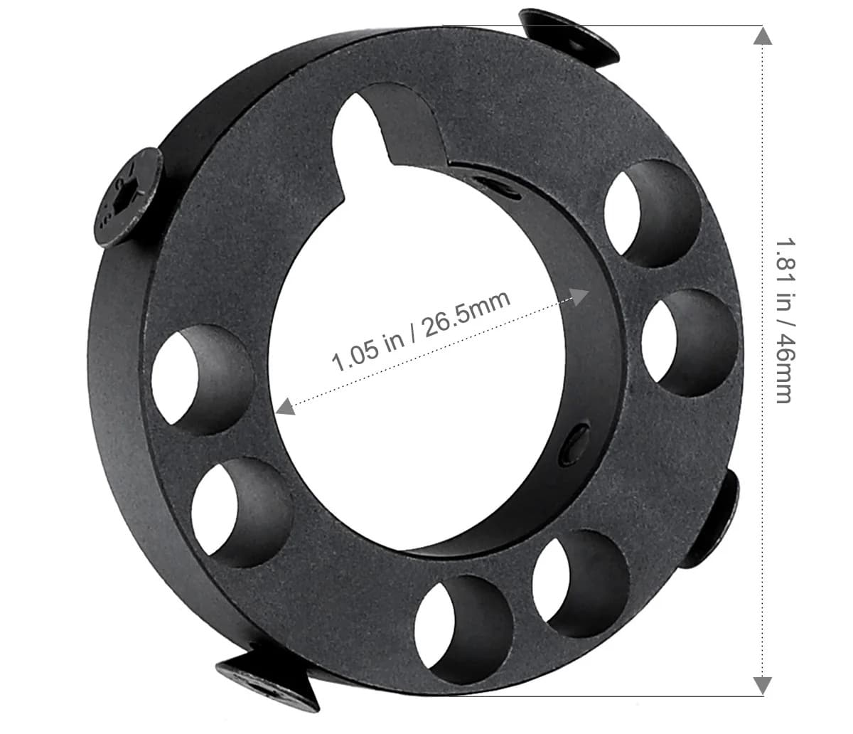 zaślepka do handguard-ar-15: free barrel floating: wymiary