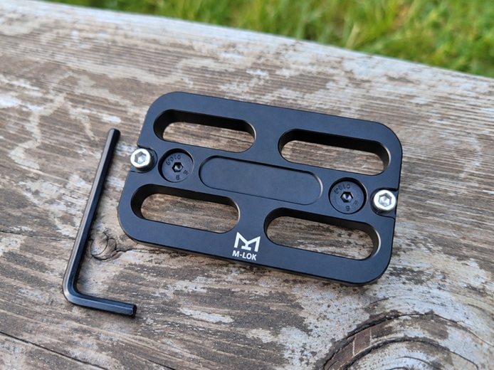 Przejściówka M-LOK na ARCA Swiss 60 mm z kluczem imbusowym – zestaw montażowy do łoża AR-15