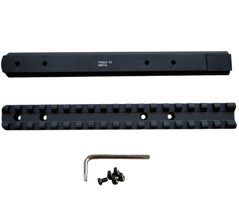 Szyna Picatinny RIS 20 mm do Tikka T3 T3x – montaż lunety